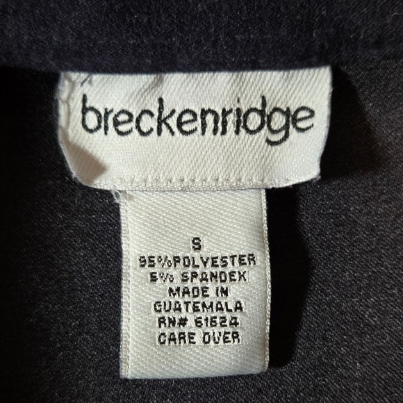 Breckenridge Christmas Cat Top Size S Nazy Soft Suede Embroidered Holiday Shirt - Picture 5 of 9